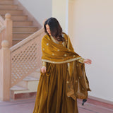 PREMIUM READYMADE GOWN-DUPATTA