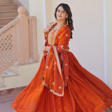 PREMIUM READYMADE GOWN-DUPATTA