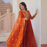 PREMIUM READYMADE GOWN-DUPATTA
