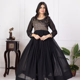Black Designer Luxury Gown