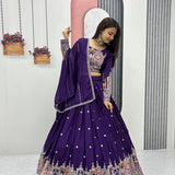 Rajwadi Royallook Embroidered Lehenga