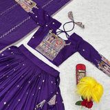 Rajwadi Royallook Embroidered Lehenga