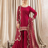 Trendy Designer Top Plazzo