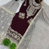 Designer Pure Heavy Straight Suit