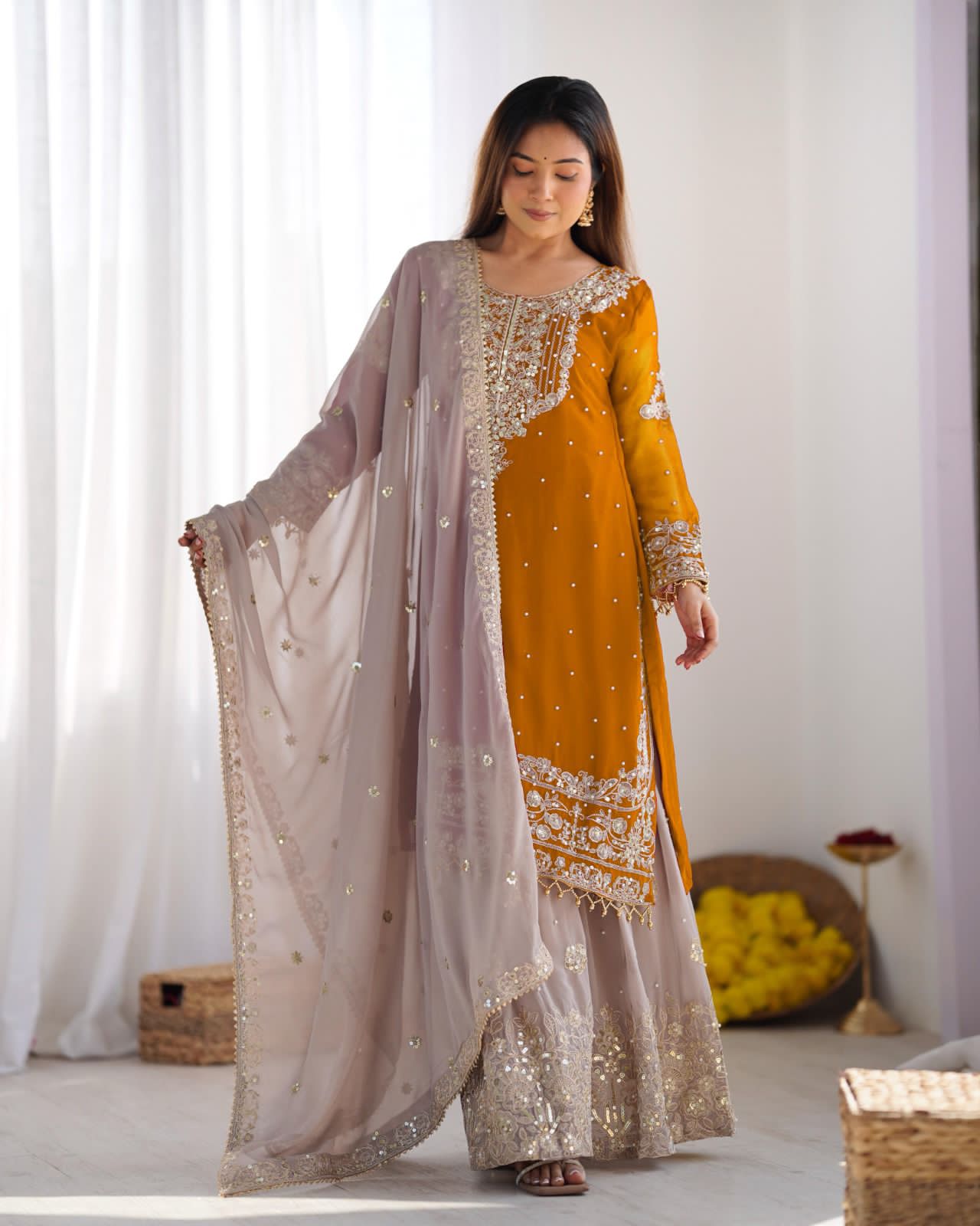 Designer Pure Heavy Straight Suit