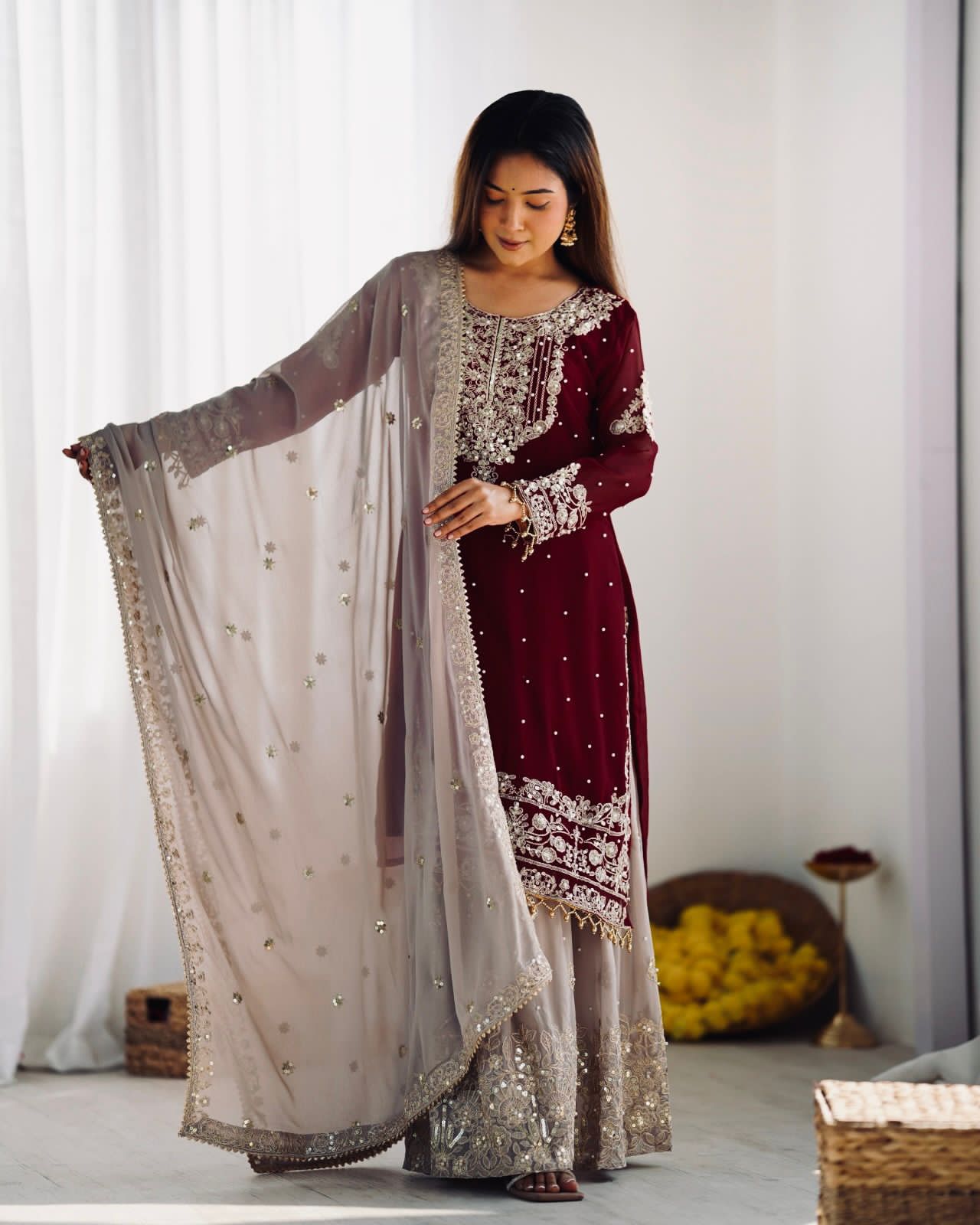 Designer Pure Heavy Straight Suit