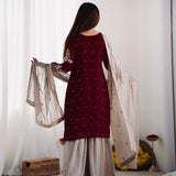 Designer Pure Heavy Straight Suit