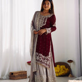 Designer Pure Heavy Straight Suit