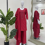Classy Maroon Ocassionaly Suit
