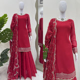 Celebrity Faux Georgette Suit