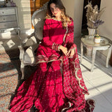 Celebrity Faux Georgette Suit