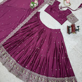 Rajasthani Traditional Chinon Lehenga