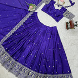 Rajasthani Traditional Chinon Lehenga
