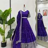 Rajasthani Traditional Chinon Lehenga
