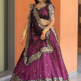 Rajasthani Traditional Chinon Lehenga