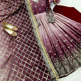 Royal Two Tone Anarkali Gown