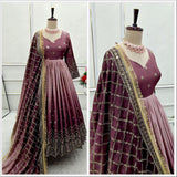 Royal Two Tone Anarkali Gown