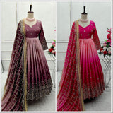 Royal Two Tone Anarkali Gown