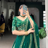 Galmorous Thread Work Lehenga
