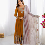 Heavy Designer Party Wear Look Gown