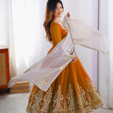 Heavy Designer Party Wear Look Gown
