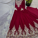 Heavy Designer Party Wear Look Gown