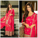 Pink Classy Simmer Suit Plazzo