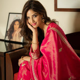 Pink Classy Simmer Suit Plazzo