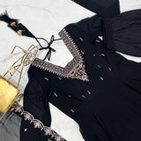 Black Lightweight Comfort Suit