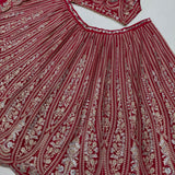 Reddies Bridal Embroidered Lehenga