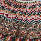 Lavish Multi Colord Zigzag Lehenga