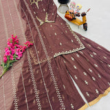 Royal Pakistani Long Top Plazzo
