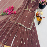 Royal Pakistani Long Top Plazzo