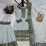 Attractive Silver Beautiful Suit