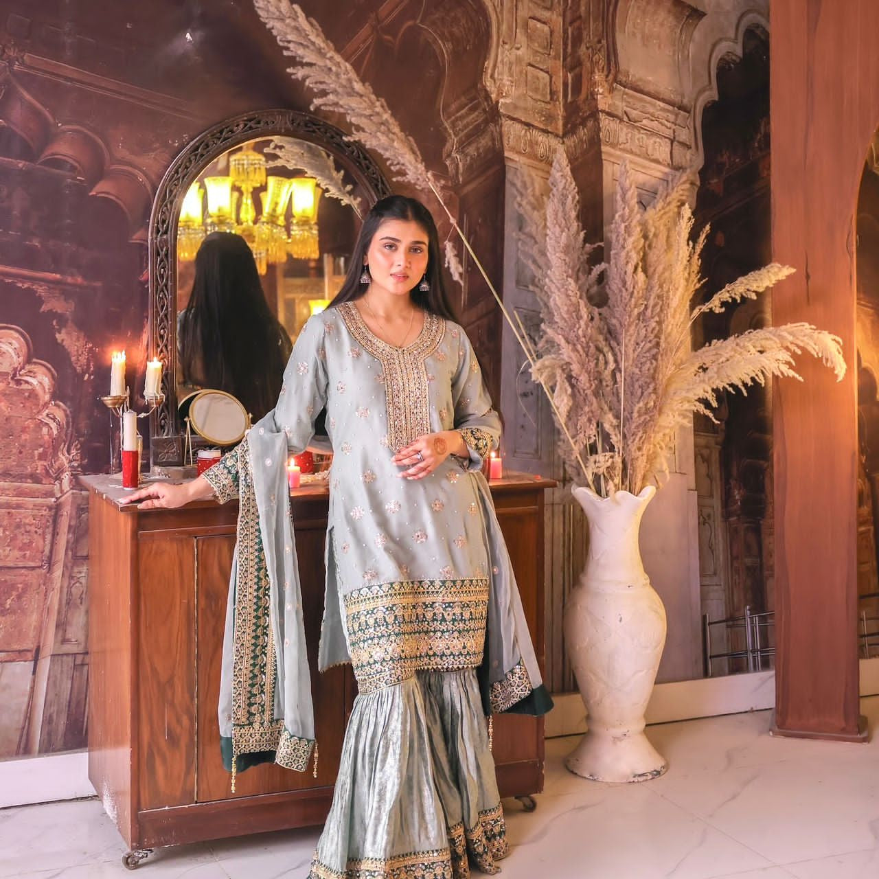 Attractive Silver Beautiful Suit