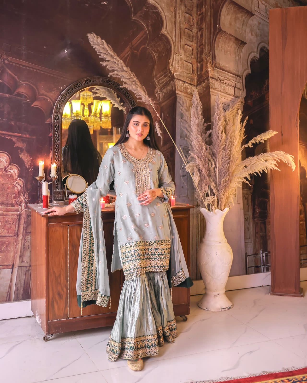 Attractive Silver Beautiful Suit