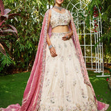 Black Embroidered Top Lehenga