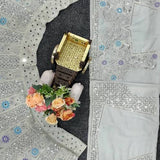 Launching flared Sequins Work Lehenga