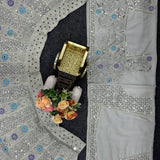 Launching flared Sequins Work Lehenga