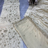 Launching  flared Chinon Silk Lehenga