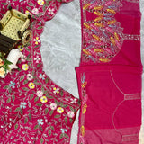 Launching flared Fox Georgette Lehenga