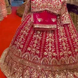 Launching flared Fox Georgette Lehenga