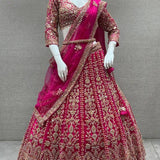 Launching flared Fox Georgette Lehenga