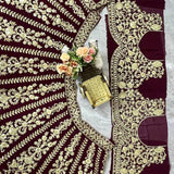 Launching flared Fox Georgette Lehenga