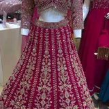 Launching flared Fox Georgette Lehenga