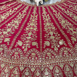 Launching flared Fox Georgette Lehenga