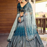 Premium Bridal Satin Lehenga Choli