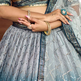Premium Bridal Satin Lehenga Choli