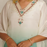 Embroidered Top Gharara