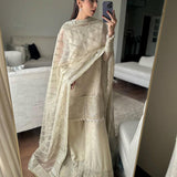 LUNCHING PARTY WEAR SPACIAL SHARARA SET